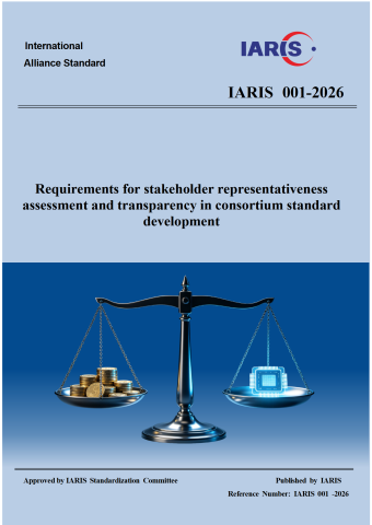Requirements for stakeholder representativeness assessment and transparency in consortium standard development